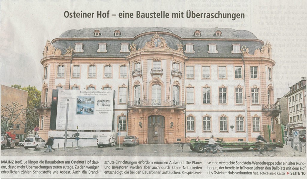 Mainzer Allgemeine Zeitung vom 4. Januar 2016